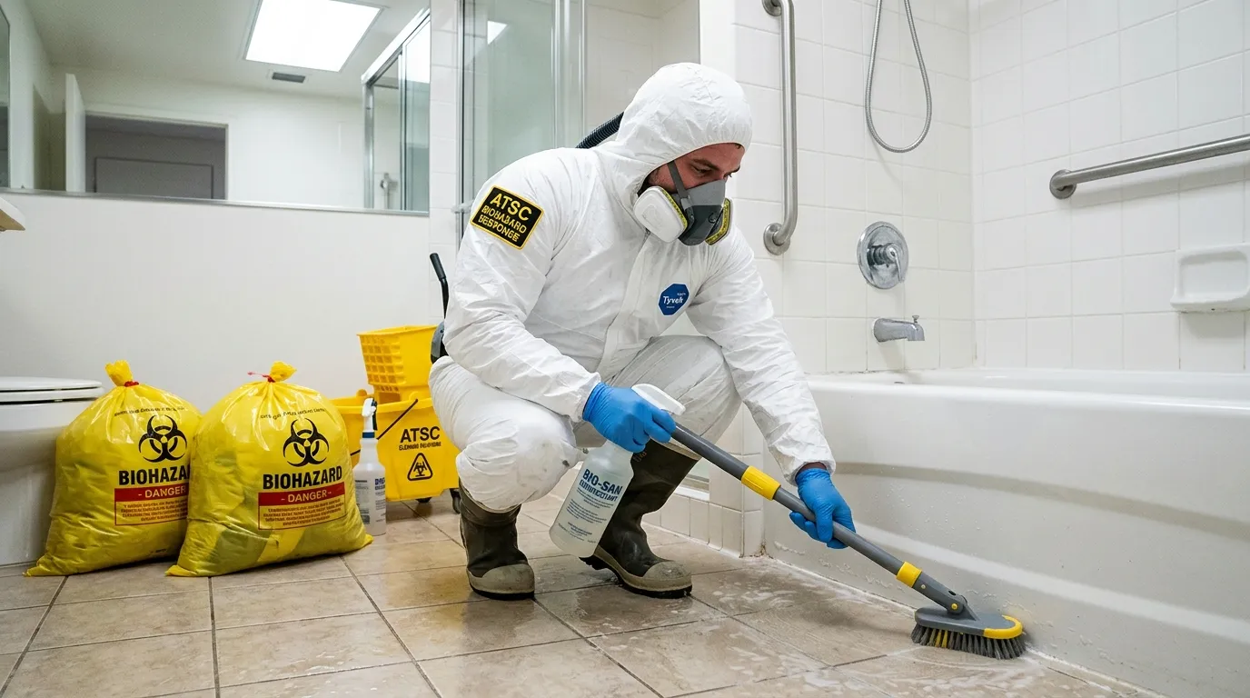 Decontamination equipment deployed for Blood Cleanup in Bethpage